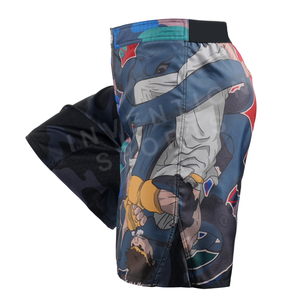 Hot Selling Custom <b>One</b>-Side Printed MMA <b>Shorts</b> for Men Durable Polyester-Spandex Blend Moisture-Wicking Martial Arts Wear Best - Product Image 3