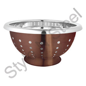 Colador de fruta de Color Cobre, colador de fruta, correa de Collar de acero inoxidable - Product Image 1