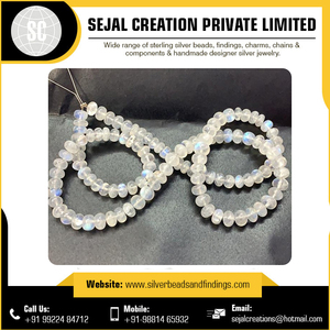 Forma de moneda de Chrysocola piedras preciosas perlas - Product Image 5
