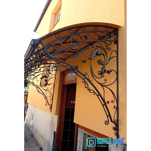 Với Số Lượng Lớn Wrought Sắt Thép Mái Hiên Nhà Máy Sản Xuất - Product Image 4