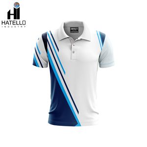Polo con estampado personalizado para hombre y mujer, camisa deportiva lisa de 100% algodón con diseño de logotipo personalizado, venta al por mayor, OEM - Product Image 6
