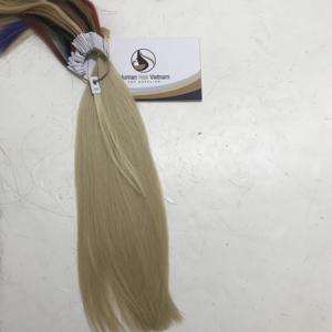 Venta caliente 60 color recto pelo humano a granel doble de calidad superior se cutícula alineada paquetes de pelo - Product Image 3