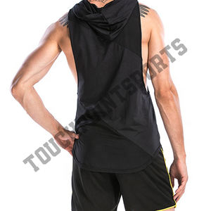 Workout Fitness Wear Fashion Custom Gym <b>Sleeveless</b> Sweat <b>Hoodie</b> - Product Image 6