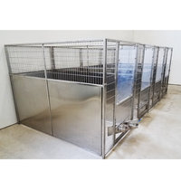 Hondenkennels van roestvrij staal