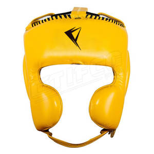2021 New Design Men Leather Head Guards With Custom Logo Printed - Product Image 1