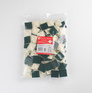 Mayorista Blanco 30x30mm 40x40mm Base Soporte de Bridas de Nailon Autoadhesivo Soportes de Bridas Gestión Efectiva de Cables - Product Image 4