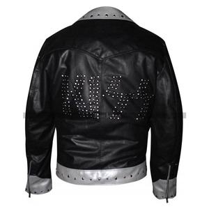 เสื้อแจ็กเก็ตแบรนโด้ขี่รถจักรยานยนต์สำหรับทุกเพศเสื้อผ้าหนังแต่งสีและขนาดได้ตามต้องการ - Product Image 1