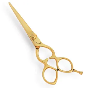 Best Performance Golden Hair Dressing Scissors Wholesale High Quality Barber Scissors 2022 Custom Wholesale Barber Scissors