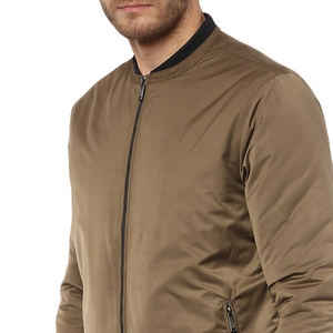 แจ็คเก็ตนักบินเบสบอล แขนยาว ซิป คอตั้ง กันลม แบบกลับด้านได้ สไตล์ลำลอง สำหรับผู้ชาย - Product Image 5