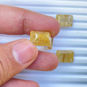 การออกแบบที่ไม่ซ้ำกันที่มีคุณภาพสูงธรรมชาติทอง Routile เครื่องประดับที่ทำด้วยมือทำให้ราคาขายส่งโรงงาน - Product Image 4