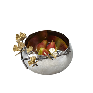 Bol de service alimentaire en laiton noir et or en vrac avec bol de service de fruits de la meilleure qualité à des prix compétitifs - Product Image 3