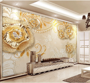 Thiết Kế Mới Hiện Đại 3D Sang Trọng Tường Bức Tranh Tường Hình Học Sofa Nền Tường - Product Image 4