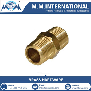 Forged Brass <strong>Reducing</strong> <strong>Hexagon</strong> <strong>Nipples</strong> Male Plumbing BSP Threaded Pipe Fittings for Metal Pipe - Product Image 4