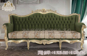 หรูหราตุรกีห้องนั่งเล่นออกแบบเฟอร์นิเจอร์คลาสสิกหรูหราไม้สักห้องนั่งเล่นโซฟาพรีเมี่ยม Handcrafted ไม้ห้องนั่งเล่นโซฟา - Product Image 3