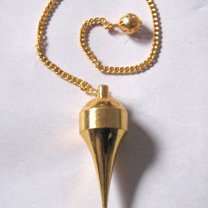 El MEJOR VALOR DE PÉNDULOS de metal planos chapados en oro: péndulos de metal planos chapados en oro a la venta - Product Image 1