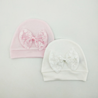 Interbloqueo infantil multicolor, 100% algodón, paquete de sombreros para recién nacidos