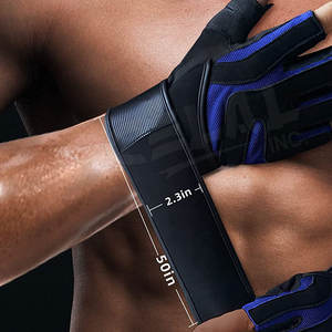 Guantes de levantamiento de pesas con logotipo personalizado, para gimnasio, ejercicio profesional, entrenamiento, Fitness, levantamiento de pesas - Product Image 4