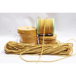 Cordon tressé torsadé à bordure dorée, fabriqué en usine, couleur et taille personnalisées pour uniformes d'officiers de cérémonie, marque Win Master - Product Image 1