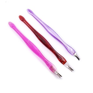 Removedor de cutículas de acero inoxidable, manicura y pedicura, Material de plástico duradero - Product Image 3