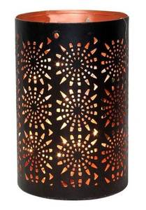 Candelabro votivo de farol de hierro personalizable para decoración del hogar para festividades navideñas - Product Image 6