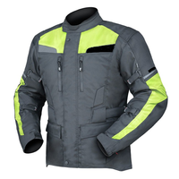 Vêtements pour hommes avec logo personnalisé, veste de moto en Cordura textile imperméable avec fermeture éclair intégrale Under Armours