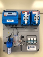 Dosita, Sistema de Dosificación de Cloro y pH con Bomba de Diafragma, Fabricado en Italia, Certificado CE, para Piscinas, Hogares Familiares, Agua Limpia