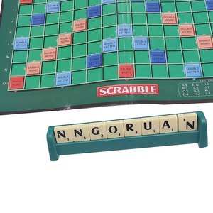 Gioco da Tavolo Classico dei Crocigrammi per Famiglie, Bambini e <span class=keywords><strong>Adulti</strong></span>, Gioco Educativo di Puzzle con Lettere - Product Image 3