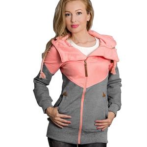 Sudadera con capucha de manga larga sólida ligera informal para mujer, jersey de invierno, Tops con cuello con capucha de bolsillo y ajuste holgado - Product Image 3