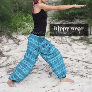 Om wondefull Unisex Harem Gypsy Aladdin Pants Indian Yoga Hippie Boho Ali baba Elastic Trousers Men/Women wholesale lot