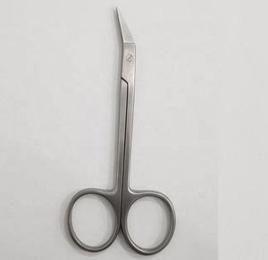 Ciseaux à iris angulaires 11 CM en acier inoxydable de qualité médicale, instruments de chirurgie dentaire de haute qualité - Product Image 2