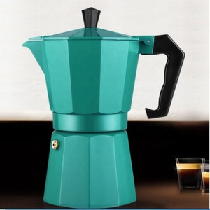Fornello in alluminio Moka caffettiera 1/2/3/6 /9/12 tazza Espresso italia caffettiera turca bollitore - Product Image 2