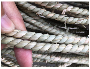 Corde tordue en Jute naturelle, accessoire de décoration artisanale du Jute à la main - Product Image 4