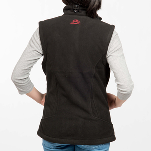 Chaleco calentador de lana para mujer, forro polar negro con batería de 7V o 5V, para invierno - Product Image 4