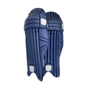 Almohadillas de bateo de cricket azules profesionales personalizables con logotipo y equipo de protección de color - Product Image 1