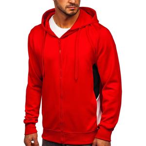Venta al por mayor logotipo personalizado para hombre negro moda manga larga algodón Sudadera con capucha 3D patrón bordado logotipo OEM impresión personalizada - Product Image 1