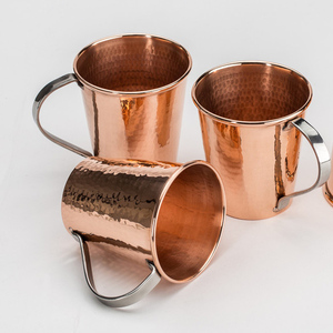 Antique Copper <b>Mug</b> Handmade Hammered Copper Drinking <b>Mug</b> With Handle Sale For Wholesale Price - Product Image 5