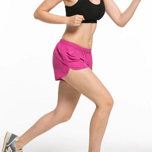 Pantalones cortos de motorista de LICRA de cintura alta para mujer, mallas deportivas informales de compresión para entrenamiento, Fitness, Yoga, con logotipo personalizable - Product Image 3