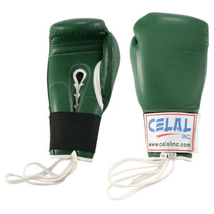 Guantes de boxeo de cuero con logotipo personalizado, guantes de boxeo para gimnasio, entrenamiento de lucha, guantes de boxeo ganadores con cordones - Product Image 1