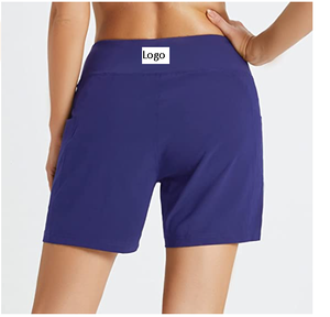 Womens High Waisted Swim Board Shorts <b>Tummy</b> <b>Control</b> With Liner Hot Selling Stock Lot Available Cheap Rated Shorts Customizable - Product Image 2