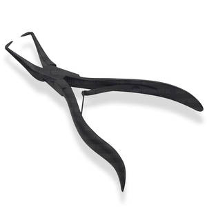 Kit de Herramientas de Pinzas de Acero Inoxidable Atadas a Mano para Extensiones de Cabello, Color Negro - Product Image 6