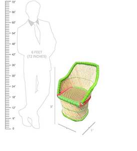 เก้าอี้ไม้ไผ่ธรรมชาติขายส่ง,เก้าอี้พนักพิงสำหรับห้องนั่งเล่นร้านกาแฟร้านอาหารในร่มกลางแจ้งสวนลานเก้าอี้เฟอร์นิเจอร์ - Product Image 3