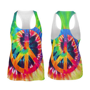 Camisetas sin mangas de entrenamiento físico de verano para mujer, camisetas de entrenamiento de gimnasio recortadas, diseño de sublimación de punto de talla grande para mujer, recortadas para mujer. - Product Image 3