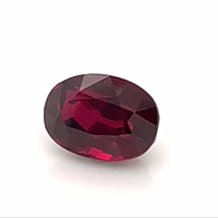 GRS batu permata tidak panas eksklusif potongan Oval bersertifikasi Natural Vivid Pigeon darah Ruby merah Ruby dengan harga grosir toko Online