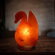 Lampe à sel USB en forme de canard Sel rose de l'Himalaya écologique Sel Pakistan Animal nautique sculpté Fleur d'Ange Décoration de Noël - Product Image 4