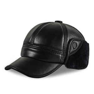 Gorra de béisbol de cuero sintético para hombre, gorro de béisbol de cuero sintético para deportes al aire libre, unisex - Product Image 6
