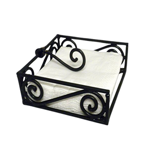 Porte-serviettes en fer noir pour table et accessoires de cuisine, porte-serviettes en tissu à prix acceptable - Product Image 3