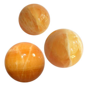 Sphère de calcite orange de haute qualité en gros, pierre précieuse naturelle polie, boule de cristal de guérison, sphère de calcite pour la décoration de la maison - Product Image 2
