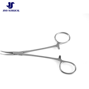Pinzas Hemostáticas Quirúrgicas Halsted de 12.5 cm, Aprobadas por CE e ISO, Instrumento de Acero Inoxidable Reutilizable - Product Image 1
