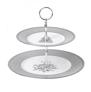 Designer Quality White Metal Cupcake Stand Strong round Shape for Cake Showcase Decorative Purpose - Product Image 1