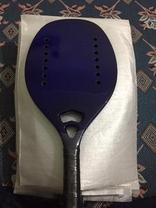 Raquetas de Tenis Playa Hechas a Medida, Raqueta de Pádel con Cara de Fibra de Carbono y Vidrio, Empuñadura de Fibra de Carbono, Peso 320-340g, Longitud 50cm, Logotipos y Color Personalizables - Product Image 3